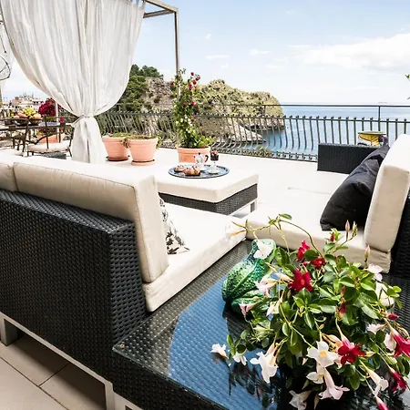 202 Luxury Terrace View Appartement Taormine